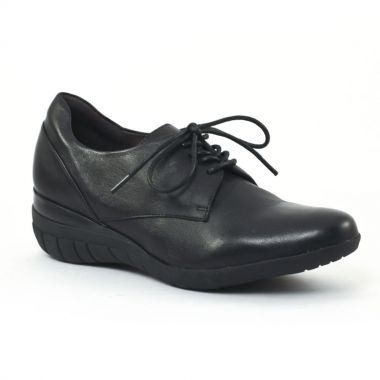 Chaussures À Lacets Mamzelle Iloe Noir, vue principale de la chaussure femme