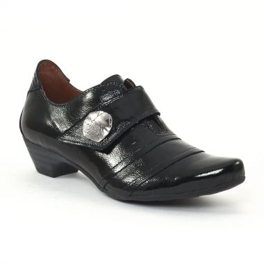Mocassins Scarlatine 2124 Vernis noir, vue principale de la chaussure femme