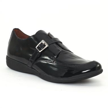 Mocassins Scarlatine 7729 Vernis noir, vue principale de la chaussure femme