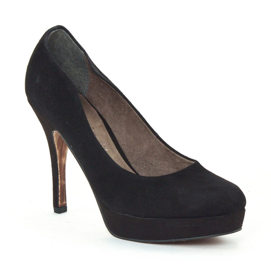escarpin noir nubuck