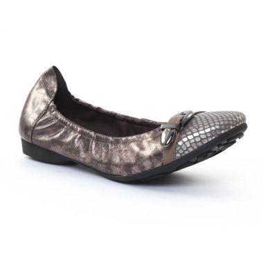 Ballerines Mamzelle Noemy Grey, vue principale de la chaussure femme