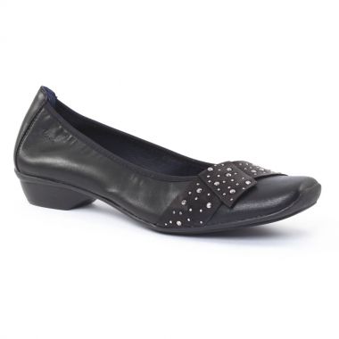 Ballerines Dorking 6556 Noir, vue principale de la chaussure femme
