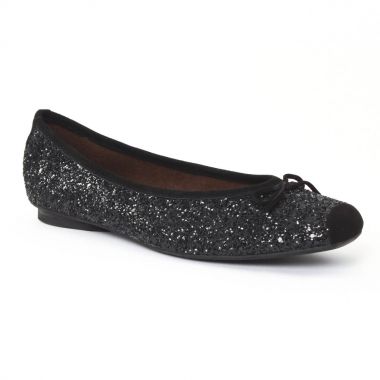Ballerines Scarlatine 4224q Noir paillette, vue principale de la chaussure femme