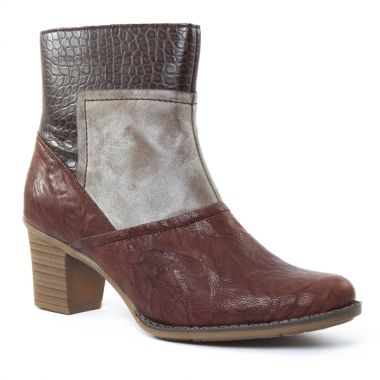 Bottines Et Boots Rieker z7673 Espresso, vue principale de la chaussure femme