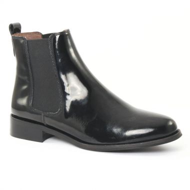 Bottines Et Boots Scarlatine 2662 vernis noir, vue principale de la chaussure femme