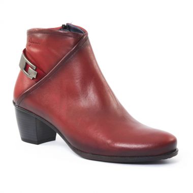 Bottines Et Boots Dorking 6408 Brisda Rouge, vue principale de la chaussure femme
