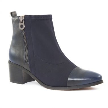 Bottines Et Boots Fugitive Lopus Navy Navy, vue principale de la chaussure femme