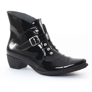 Bottines Et Boots Scarlatine 3099 Vernis noir, vue principale de la chaussure femme