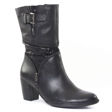 Bottes Mamzelle Ziro Noir, vue principale de la chaussure femme