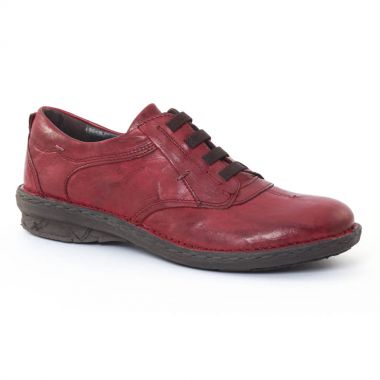Chaussures À Lacets Khrio 1005 Rouge, vue principale de la chaussure femme