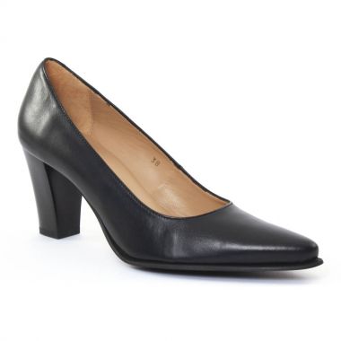 Escarpins Scarlatine Froufrou Noir, vue principale de la chaussure femme
