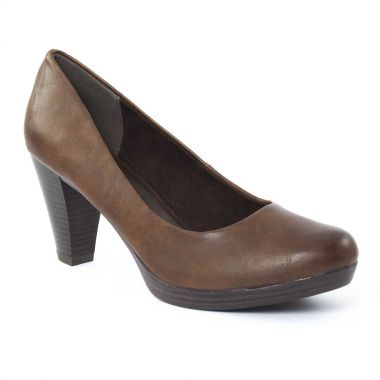 Escarpins Marco Tozzi 22402 Café, vue principale de la chaussure femme