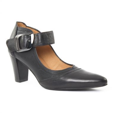 Escarpins Fugitive Manao Noir noir, vue principale de la chaussure femme