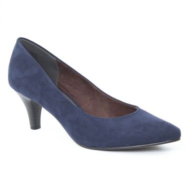 Escarpins Tamaris 22415 Navy, vue principale de la chaussure femme