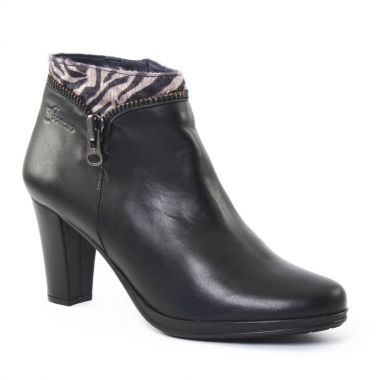 Bottines Et Boots Dorking 6420 Luna Noir, vue principale de la chaussure femme