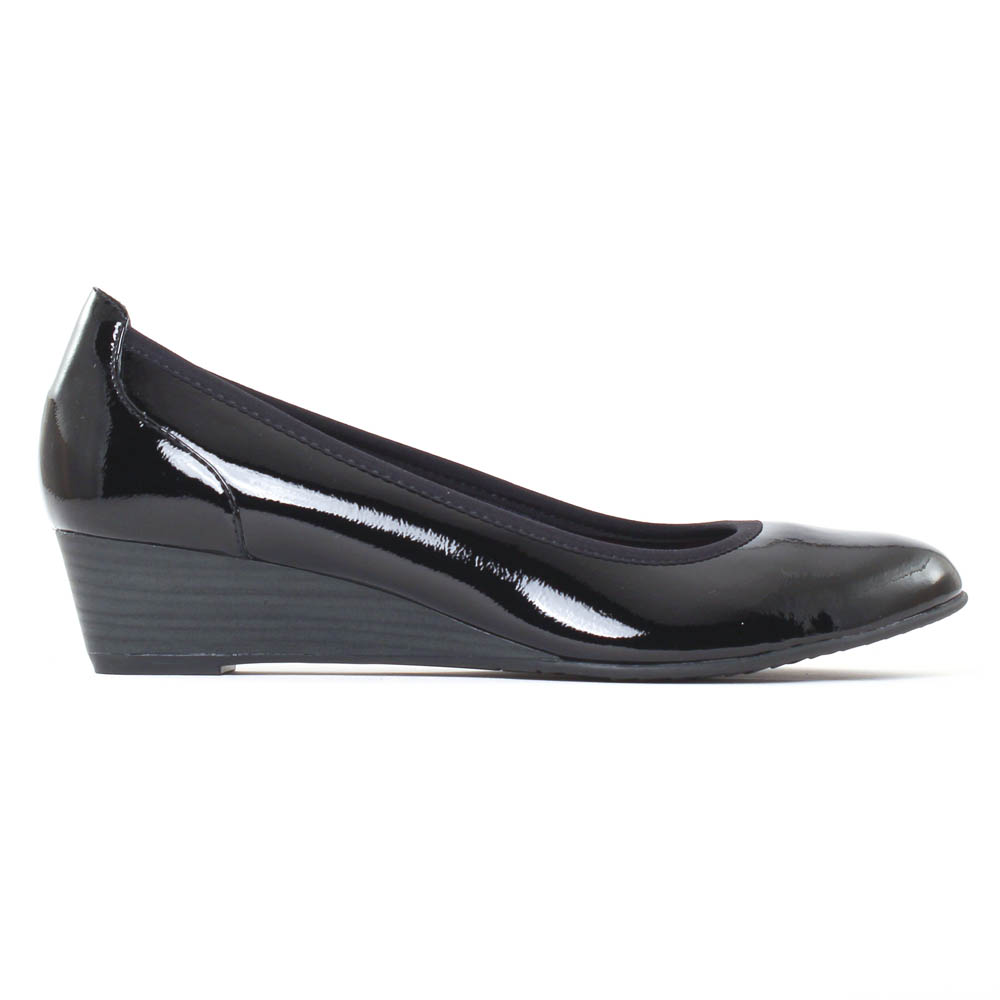 chaussures noires vernies femme