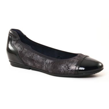 Ballerines Tamaris 22101 Black Comb, vue principale de la chaussure femme