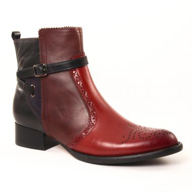 Bottines Et Boots Mamzelle Josya Box Bordeaux, vue principale de la chaussure femme