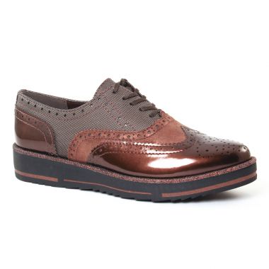 Chaussures À Lacets Marco Tozzi 23701 Cafe, vue principale de la chaussure femme