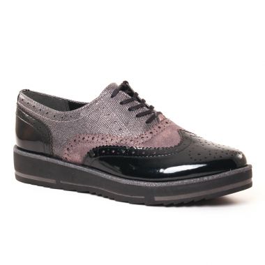 Chaussures À Lacets Marco Tozzi 23701 Black, vue principale de la chaussure femme