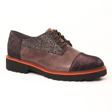 Chaussures À Lacets Mamzelle Rodeo Compo Wave Etain, vue principale de la chaussure femme