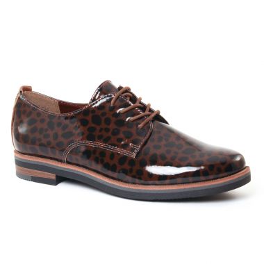 Chaussures À Lacets Marco Tozzi 23203 Mocca, vue principale de la chaussure femme