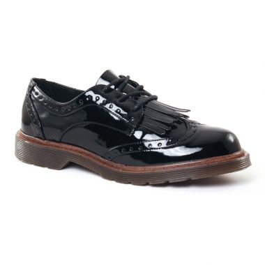 Chaussures À Lacets Coolway Praga Black, vue principale de la chaussure femme