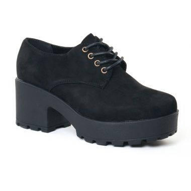 Chaussures À Lacets Coolway Cruise Black, vue principale de la chaussure femme
