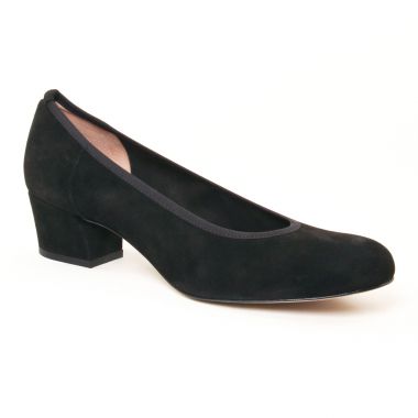 Escarpins Perlato 10366 Velours Noir, vue principale de la chaussure femme