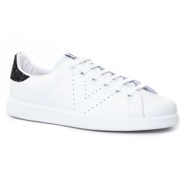 Tennis Et Baskets Mode Victoria Deportivo 125104 Noir Blanc, vue principale de la chaussure femme