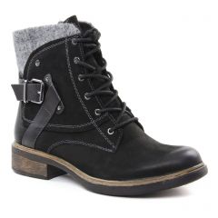 Automne Tamaris À Noir 2018 Doré 25224 Lacets Hiver BlackBottine W29YIEDH