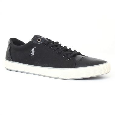 Tennis Polo Ralph Lauren Klinger noir, vue principale de la chaussure homme