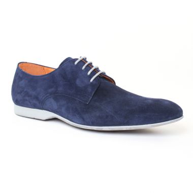 Chaussures Basses À Lacets Christian Pellet Douglas Navy, vue principale de la chaussure homme
