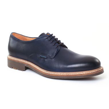 Chaussures Basses À Lacets Christian Pellet Nautilus Bleu, vue principale de la chaussure homme
