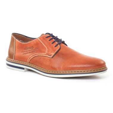 Chaussures Basses À Lacets Rieker B1428 Toffee, vue principale de la chaussure homme