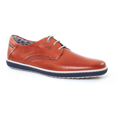 Chaussures Basses À Lacets Fluchos 9710 Marron, vue principale de la chaussure homme