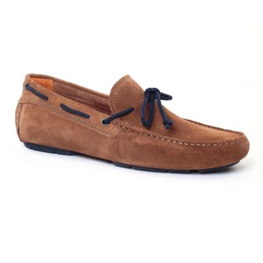 Mocassins Et Bateaux Christian Pellet Icar Taupe, vue principale de la chaussure homme