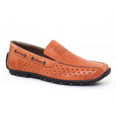 Mocassins Et Bateaux Rieker 08969 Toffee, vue principale de la chaussure homme