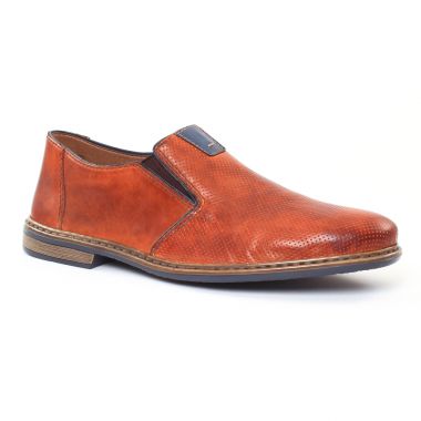 Mocassins Et Bateaux Rieker 13460 Amaretto, vue principale de la chaussure homme