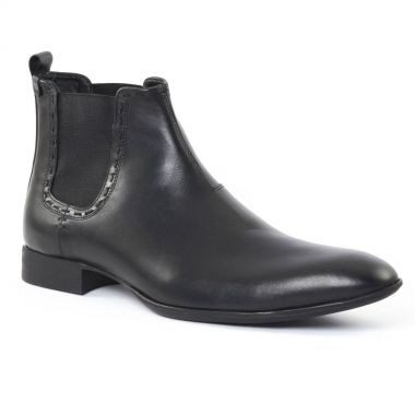 Chaussures Montantes Amoroso Charles Noir, vue principale de la chaussure homme