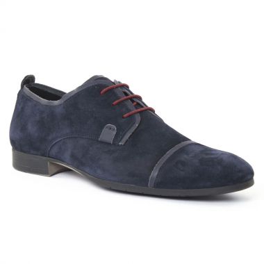 Chaussures Basses À Lacets Amoroso Andy Marine, vue principale de la chaussure homme