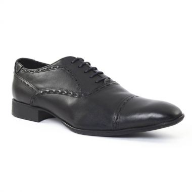 Chaussures Basses À Lacets Amoroso James Noir, vue principale de la chaussure homme
