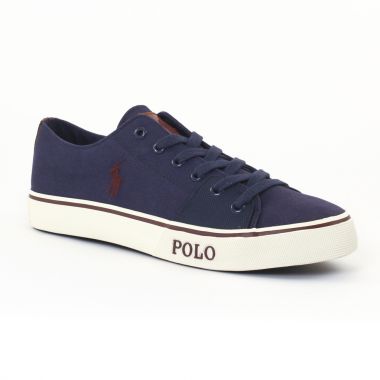 Tennis Polo Ralph Lauren a85y2003 Bleu, vue principale de la chaussure homme