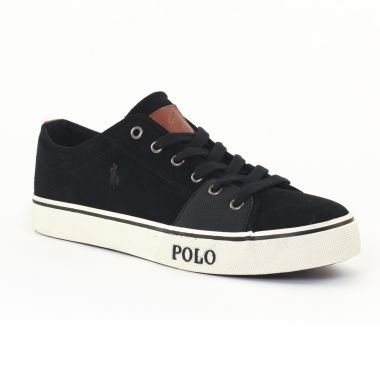 Tennis Polo Ralph Lauren a85y2001 Black, vue principale de la chaussure homme