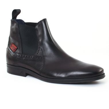 Chaussures Montantes Fluchos 9496 Noir, vue principale de la chaussure homme