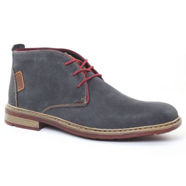 Chaussures Montantes Rieker F1210 Charbon, vue principale de la chaussure homme