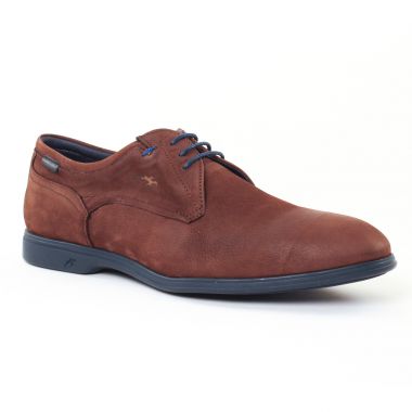 Chaussures Basses À Lacets Fluchos 8831 Cafe, vue principale de la chaussure homme