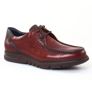 Chaussures Basses À Lacets Fluchos 9595 Marron, vue principale de la chaussure homme