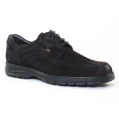 Chaussures Basses À Lacets Fluchos 9142 Noir, vue principale de la chaussure homme