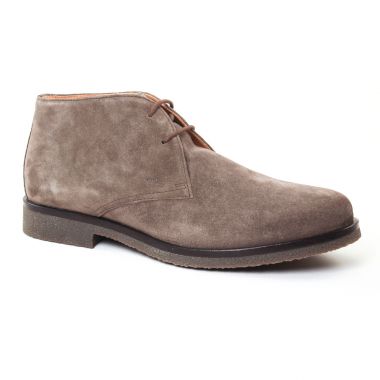 Chaussures Montantes Geox Claudio Taupe, vue principale de la chaussure homme